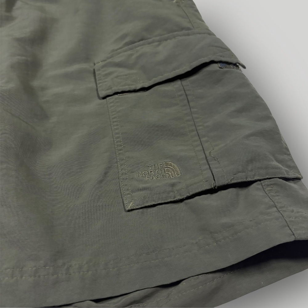 The North Face Mens XL Green Nylon Belted Cargo Hiking Shorts RN61661 - Picture 9 of 11